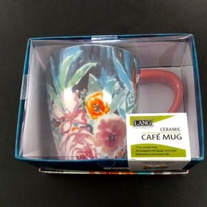 Lang Ceramic Mug 17 Oz sweet salt spray NIB